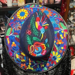 Colorful Embroidered Women's Hat